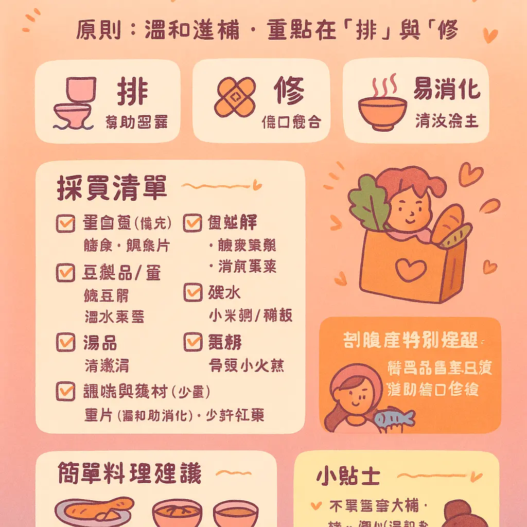 月子餐第一週食譜 - 哺乳期