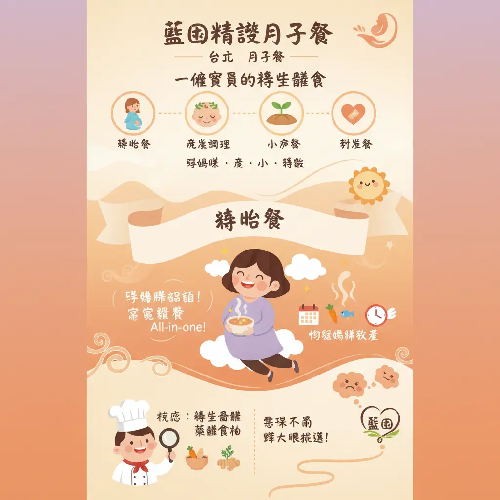 台北 月子餐 - 藍田精緻月子餐