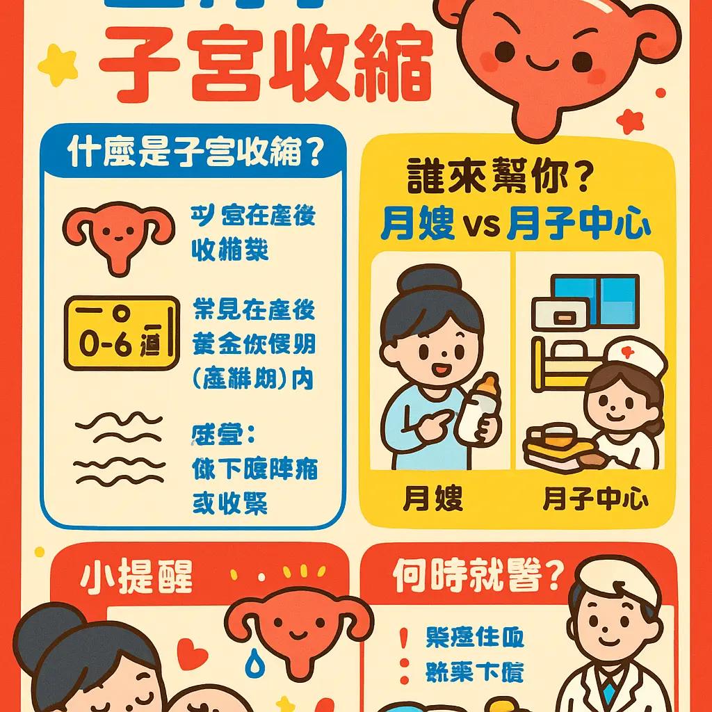 坐月子是什麼 - 子宫收缩