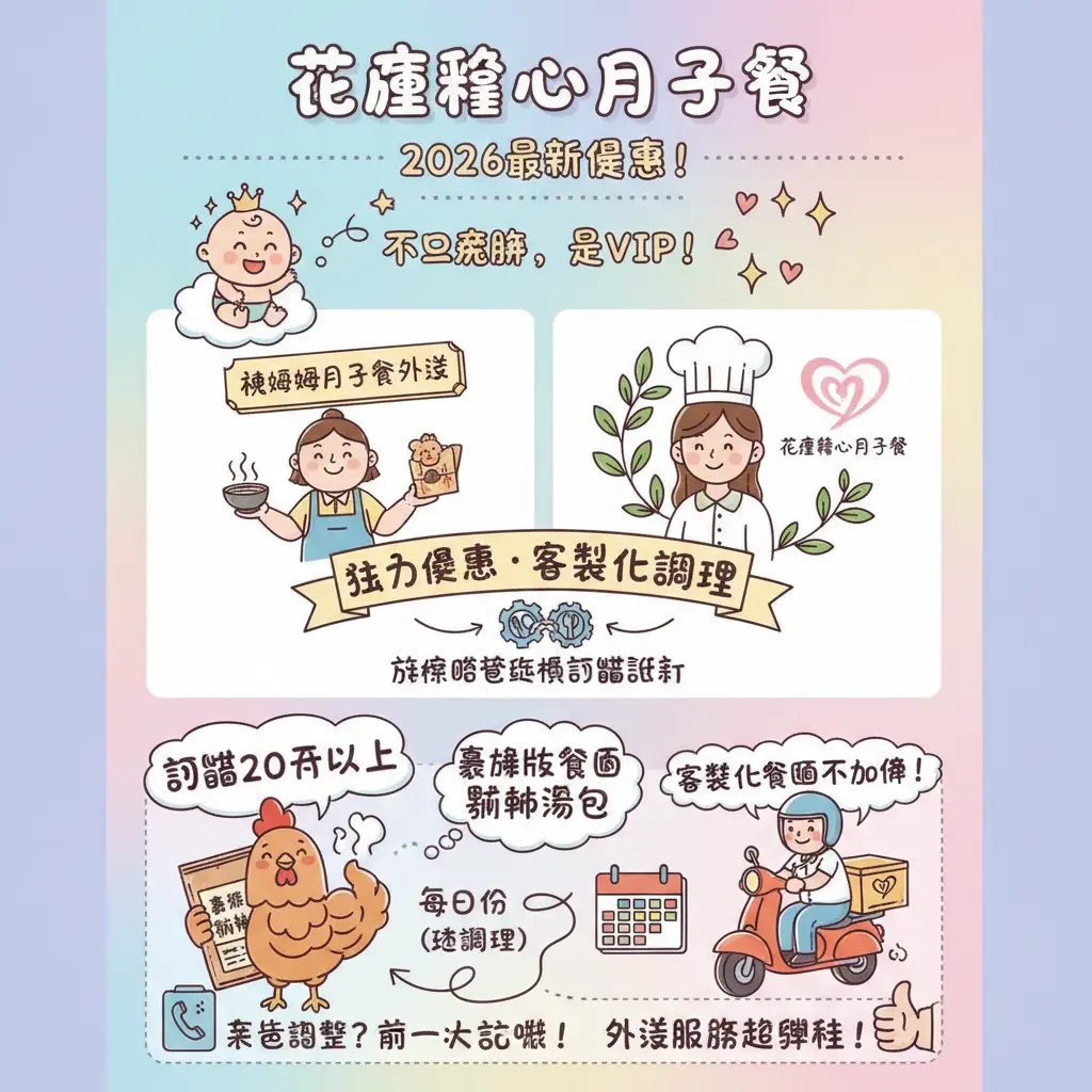 花蓮 月子餐 - 花蓮馨心月子餐