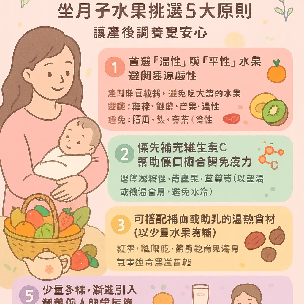 坐月子可以吃什麼水果 - 坐月子