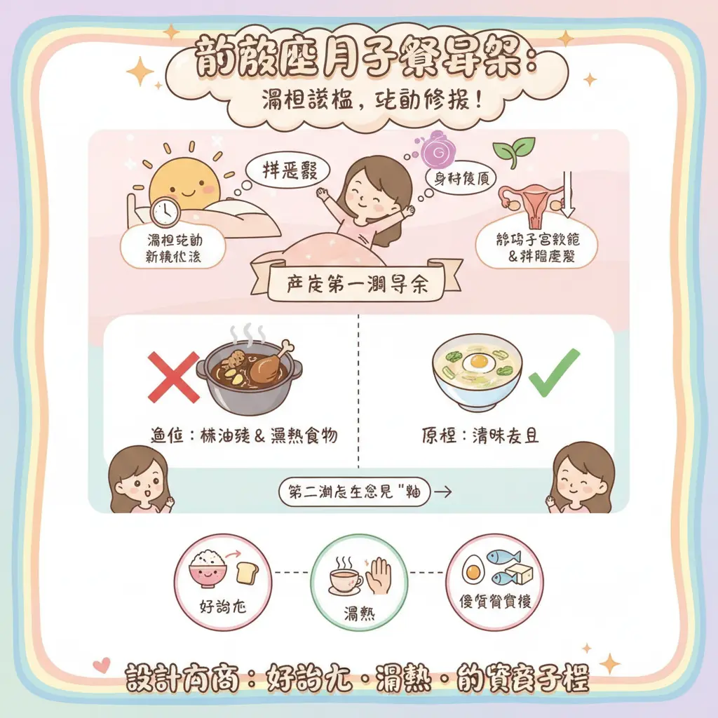 月子餐 早餐 - 剖腹產