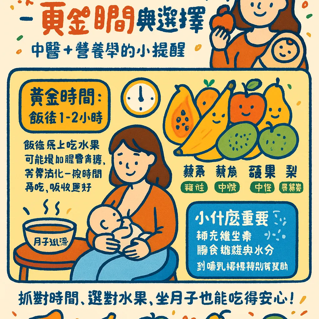 坐月子可以吃什麼水果 - 中醫