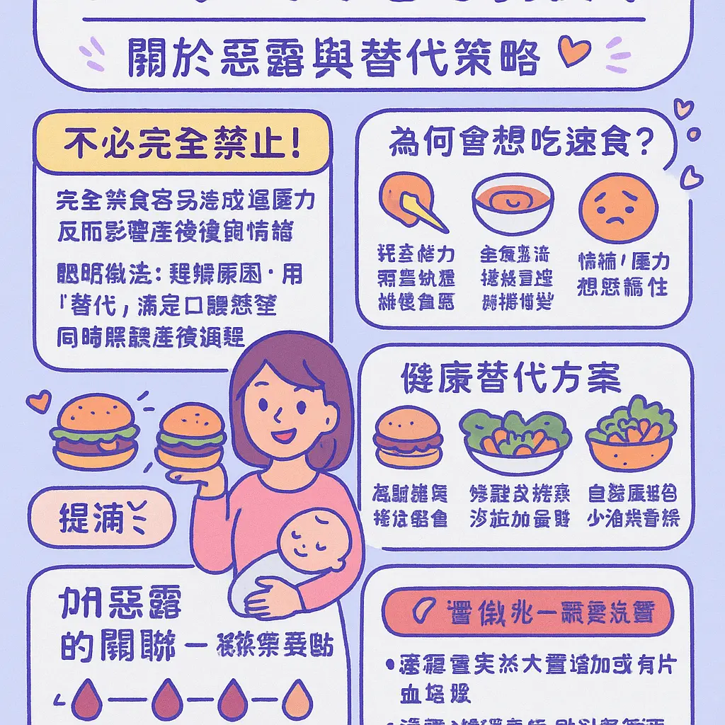 坐月子可以吃麥當勞嗎 - 惡露