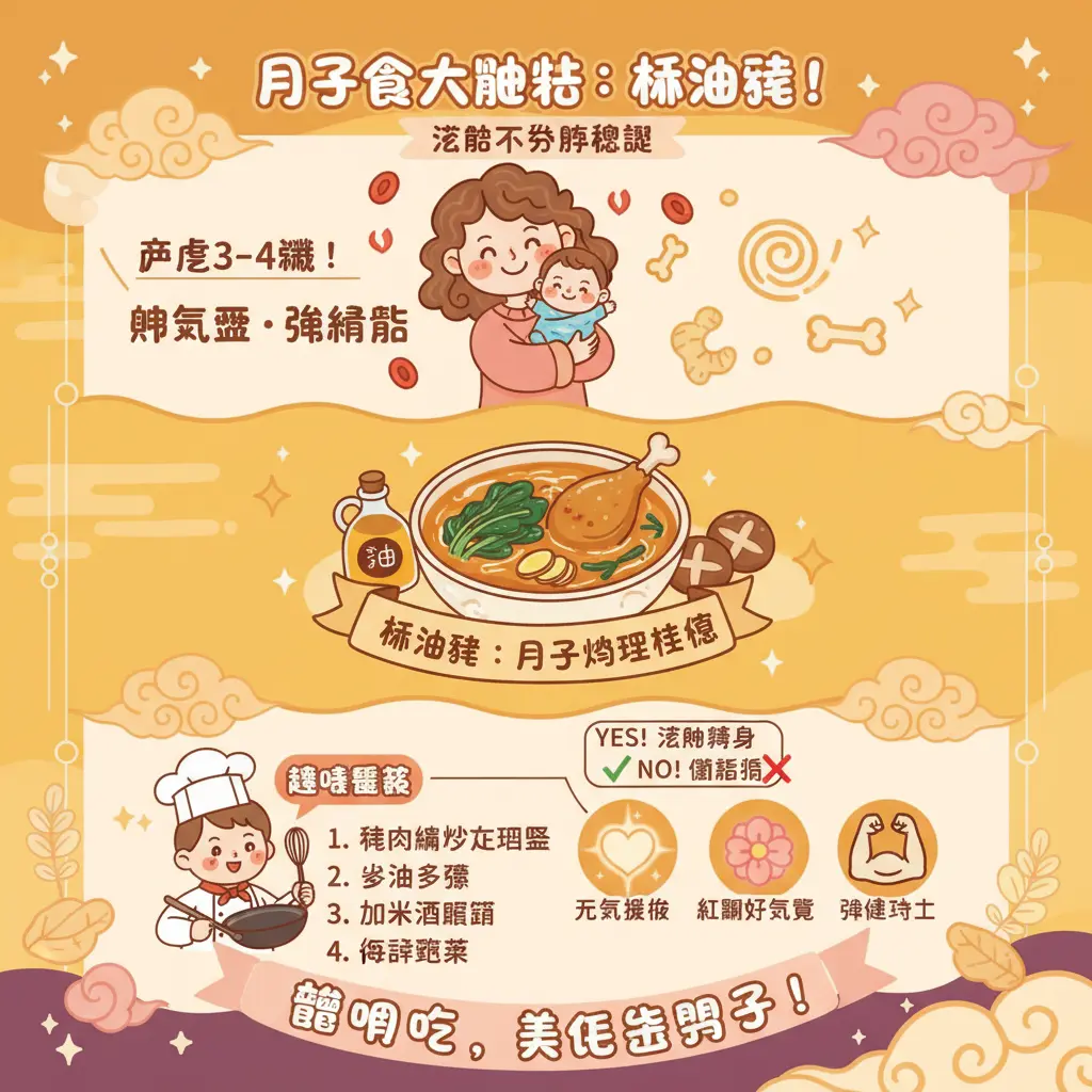 月子餐 食譜 - 麻油雞