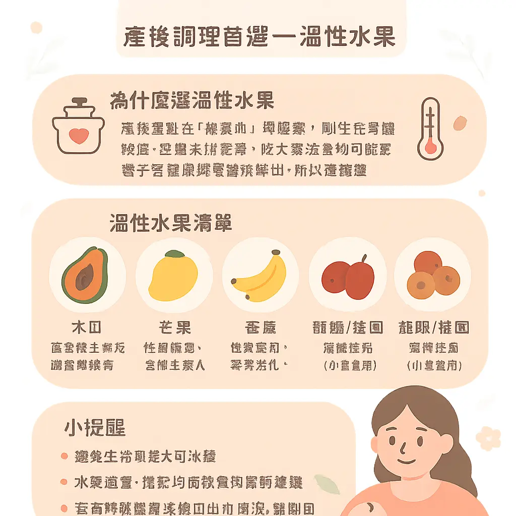 坐月子可以吃什麼水果 - 產後調理