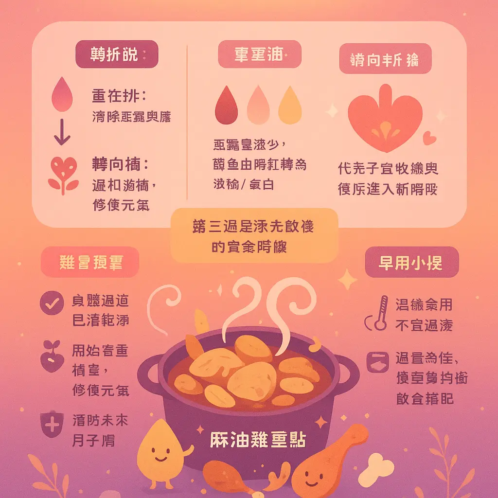 坐月子吃什麼補品 - 麻油雞