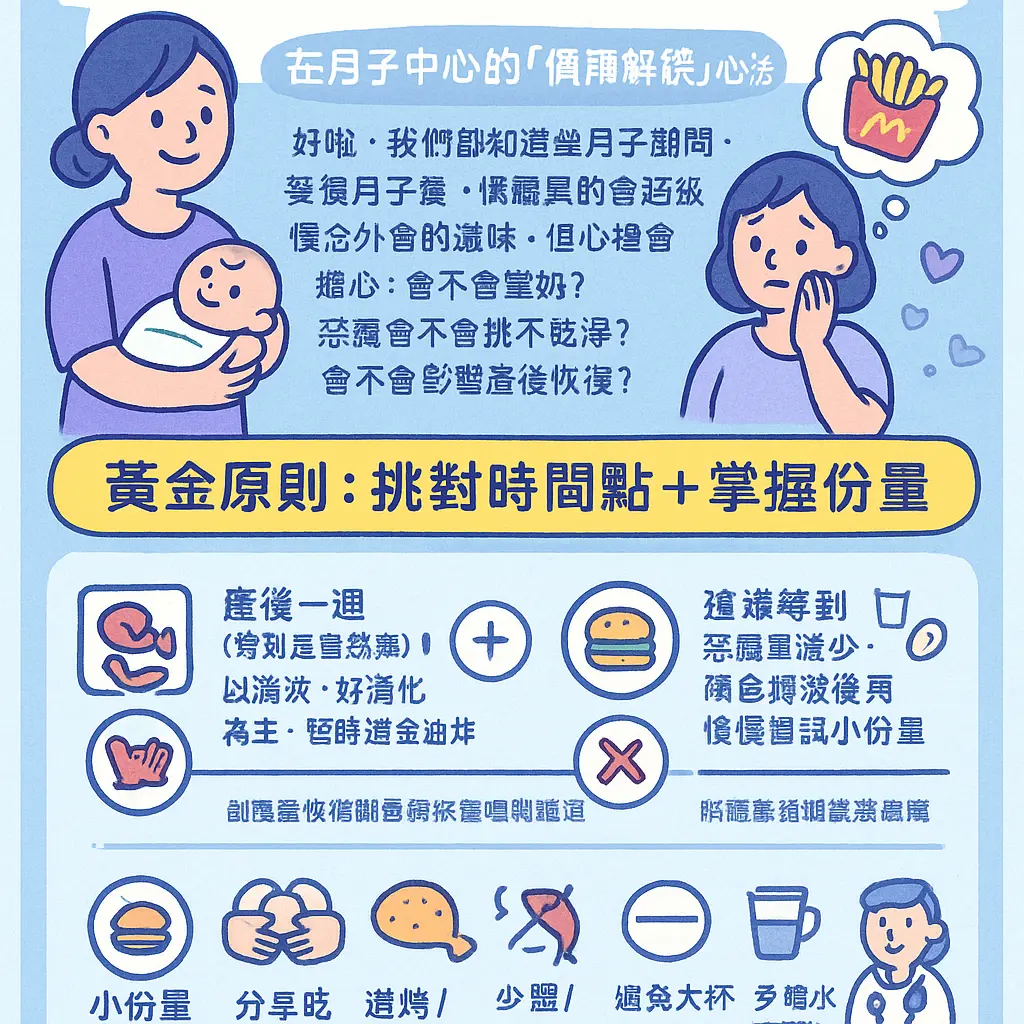 坐月子可以吃麥當勞嗎 - 月子中心