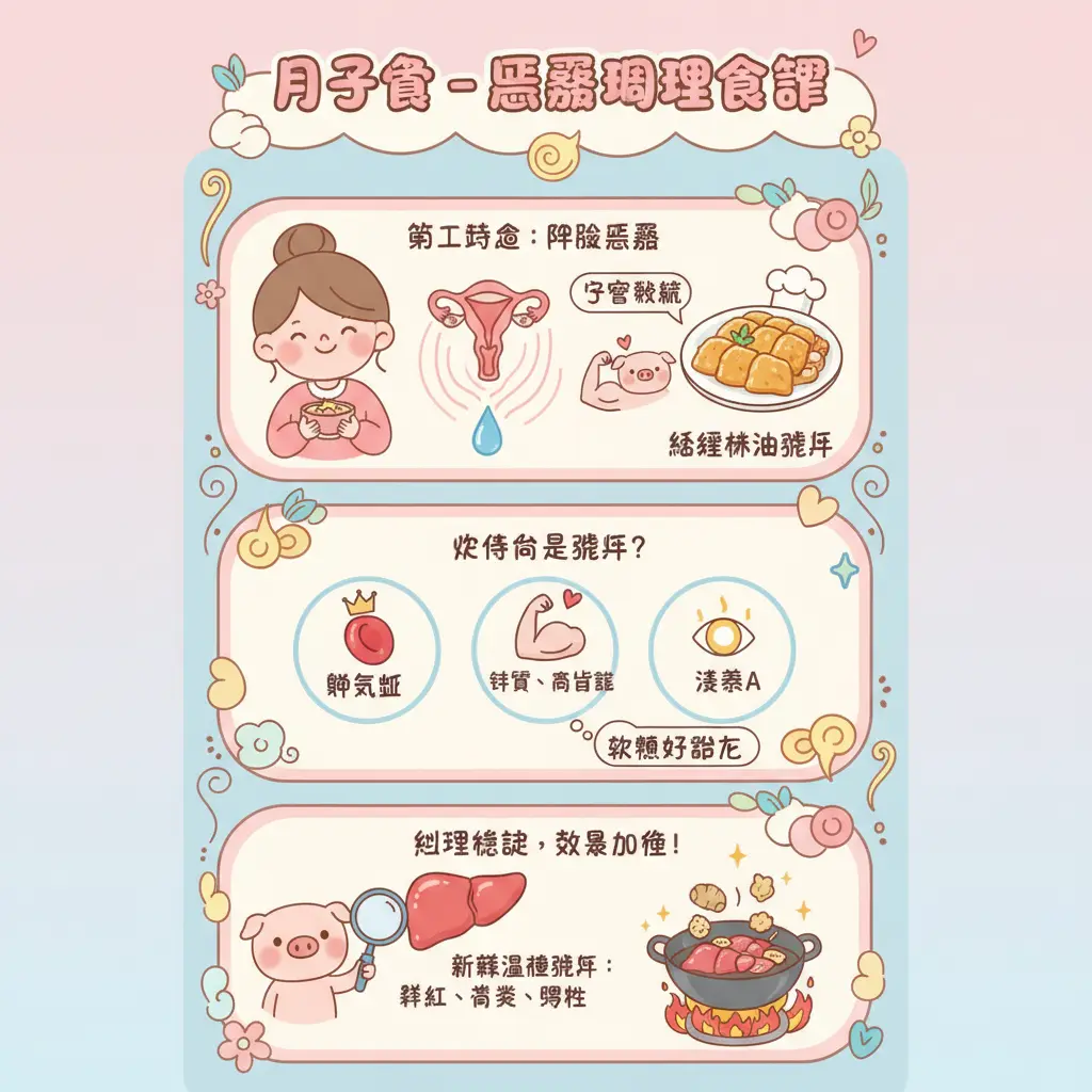 月子餐 食譜 - 惡露