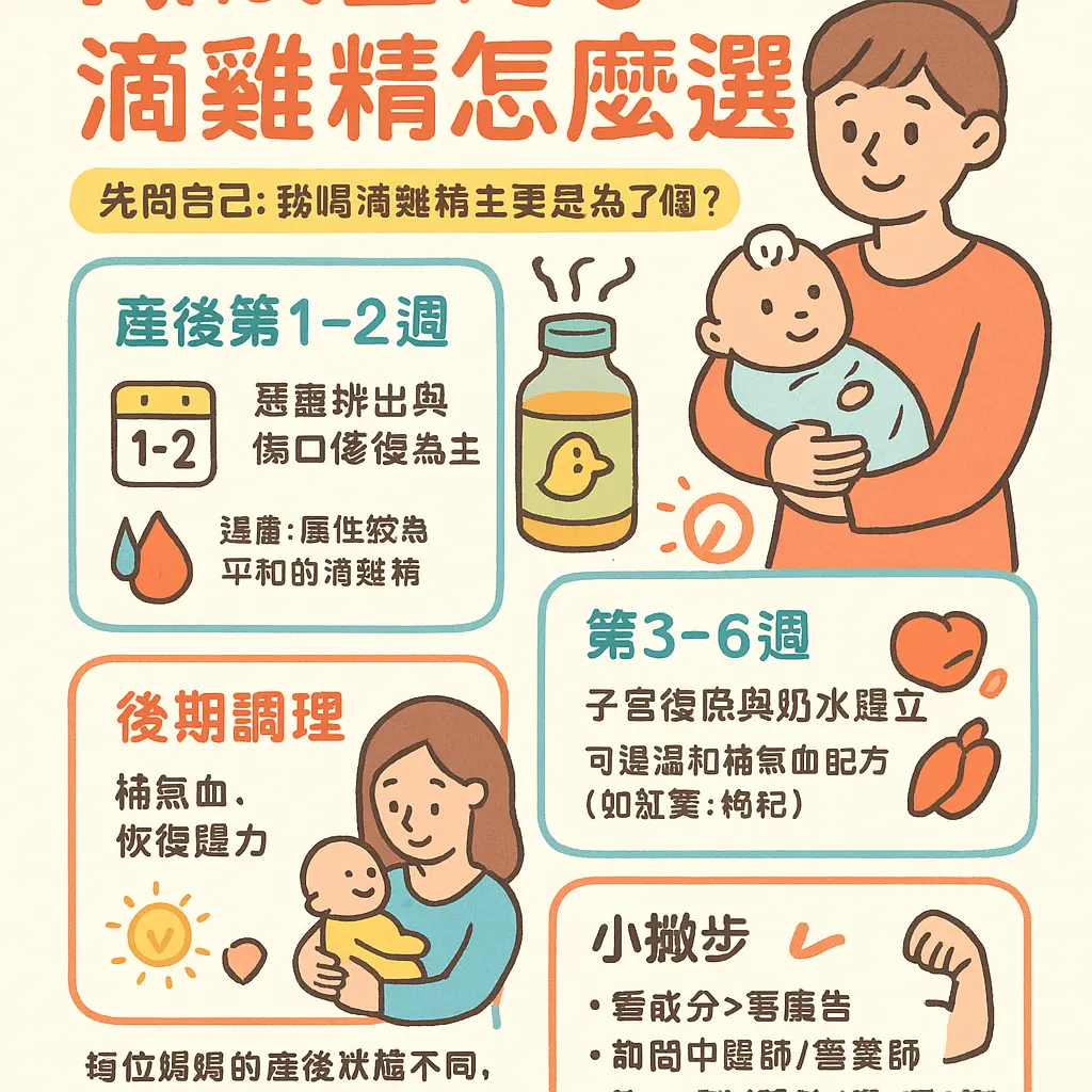 坐月子吃什麼補品 - 產後