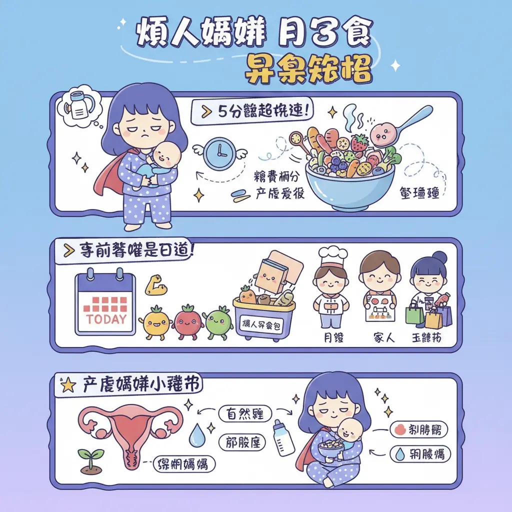 月子餐 早餐 - 自然產