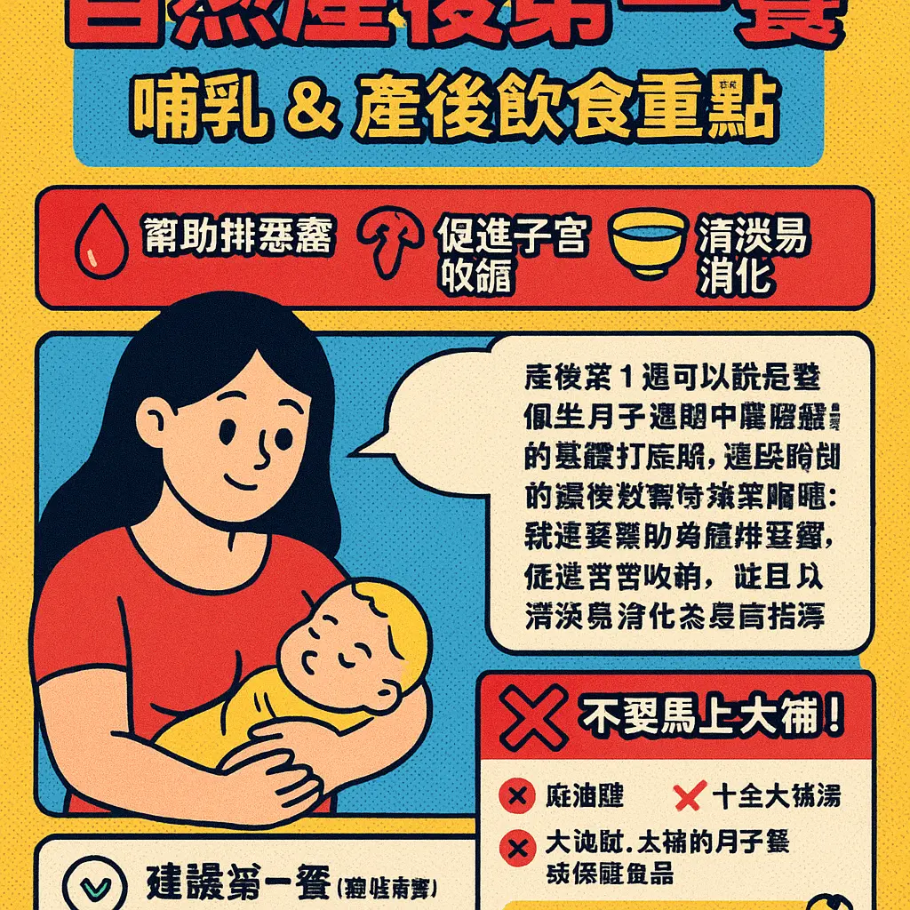 自然產後第一餐 - 哺乳