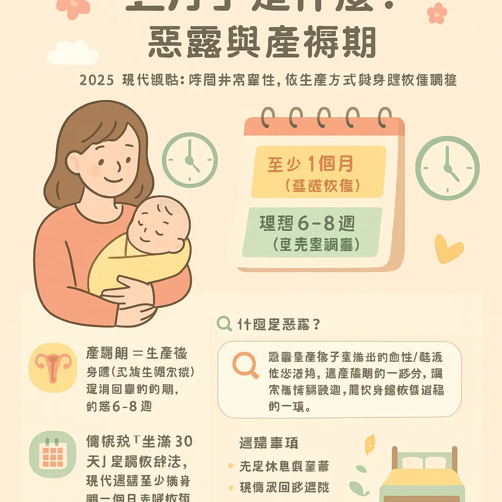 坐月子是什麼 - 恶露