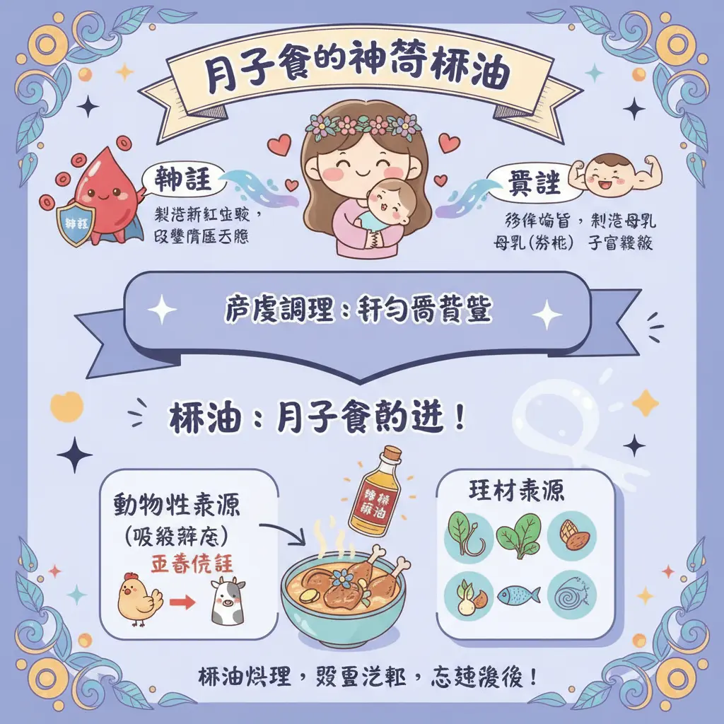 月子餐 食譜 - 麻油